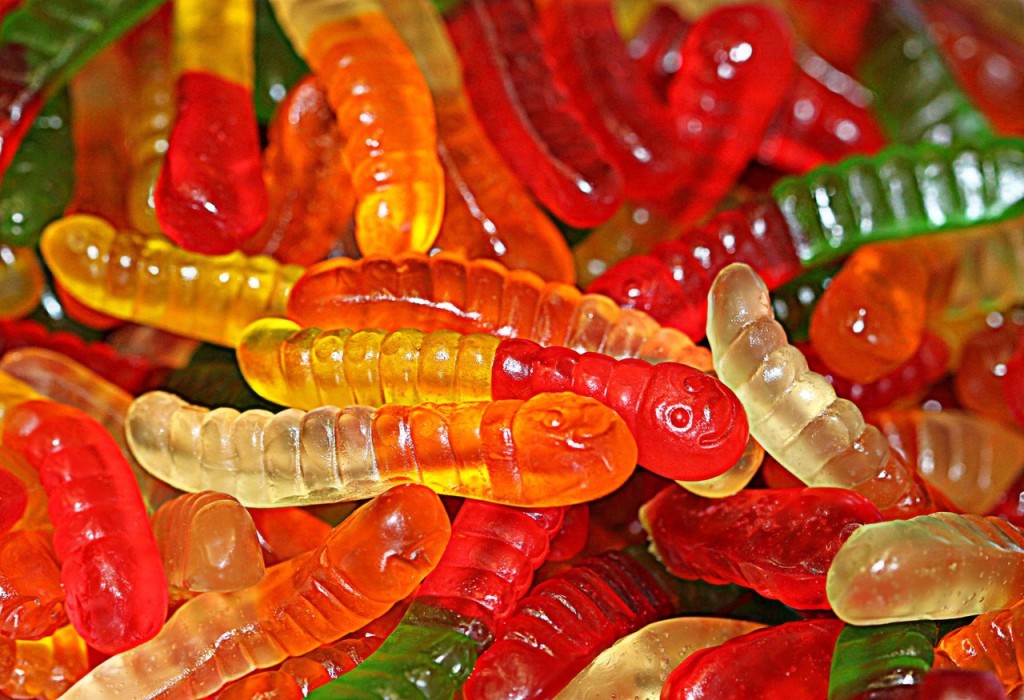 fruitjuice gummy worms