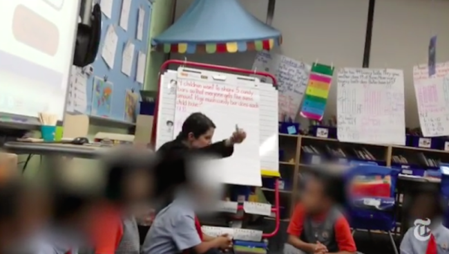 Disgusting Video Shows Teacher Berating A 1st Grader & Ripping Up Homework For Getting A Wrong Answer