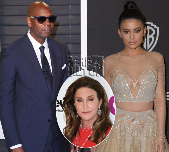 Dave Chappell Roasts Caitlyn Jenner As His Daughter Kylie Sits Unamused In The Fron Row