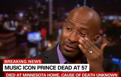 Van Jones Brought To Tears When Talking About Prince & Why He Was really Doing Concerts [VIDEO