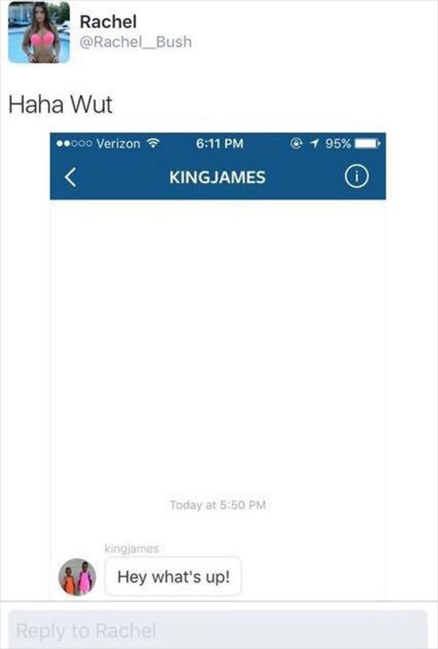 Lebron James Caught Direct Messaging Another NBA Player's Girlfriend
