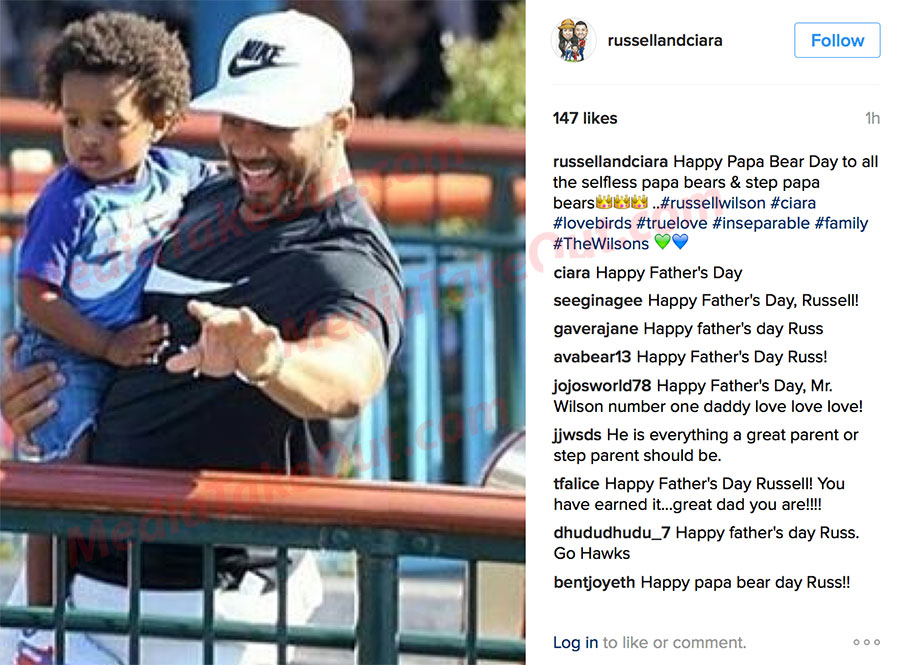 Is Ciara Being Messy By Posting Happy Father's Day to Russell Wilson & Not Future?