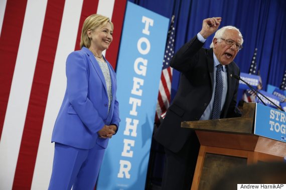 Presidential Hopeful Bernie Sanders Endorses Hillary Clinton Creating Unity