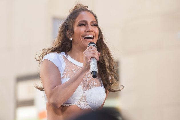 Jennifer Lopez performs on NBC's "Today" show at Rockefeller Plaza on Monday, July 11, 2016, in New York. (Photo by Charles Sykes/Invision/AP)