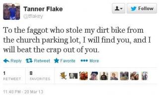 Tanner Flake Tweet