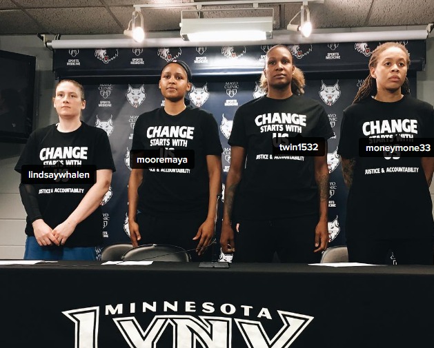 Four Cops Walk Off The Job At WNBA Game Over "Black Lives Matter" Shirts