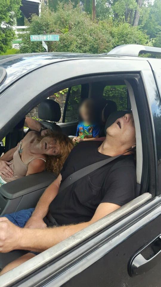 Police Posted A Shocking Photo Of Couple Who Overdosed In Front Of 4-Year Old Child