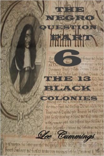 New Book: "The Negro Question Part 6 The 13 Black Colonies"