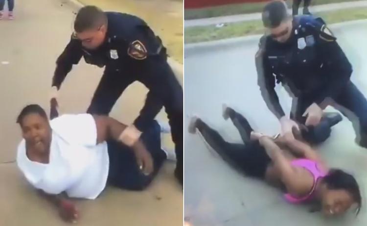 Texas Cop Arrest Black Mother & Daughter For Making A Complaint Aginst White Racist Man For Choking Her 7-Year Old Son