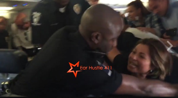 Crazed White Woman Attacks Black Cops On Plane & Then Tries To Play The Victim [VIDEO]