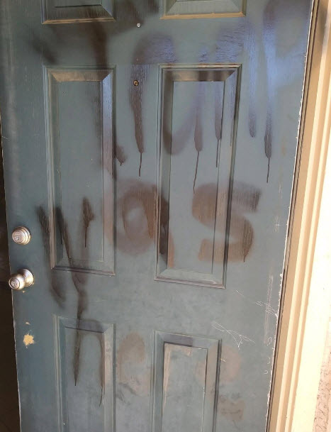 [Video] Woman Wakes Up Her Neighbor To Tell Her Someone Spray Painted "Trump Was Here On Her Porch & Ni**er Leave