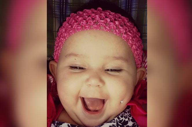 Mother Gets Death Threat After Posting Fake Picture Of Her Baby With A Cheek Peircing