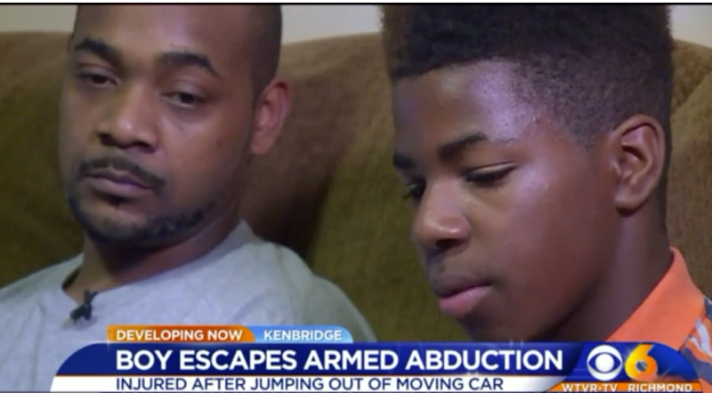 Man Abducts 12-Year Old At Gunpoint Tells Him He's Gay & Tries To Kiss Him, Boy Jumps Out Of Vehicle Moving 60 MPH To Saftey