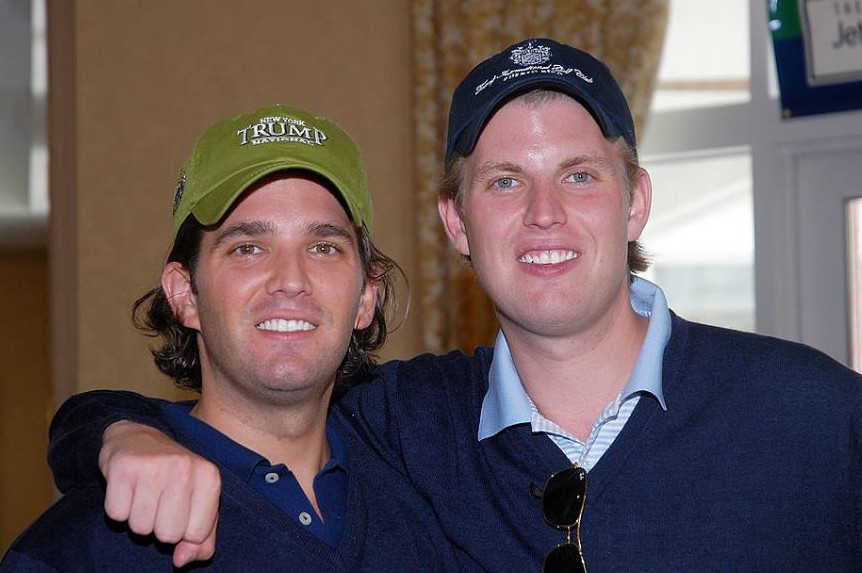 Donald Trumps Sons Eric and Donald Jr. Plan On Opening "Plantation-Style" Luxury Hotels In Very Poor Areas
