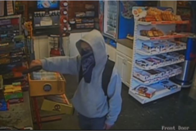 child robs gas station