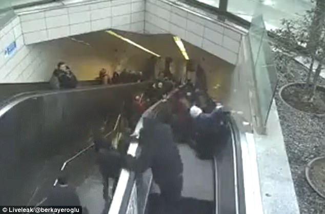 Turkish Man Gets Swallowed by Escalator After Giant Hole Appears During Rush Hour