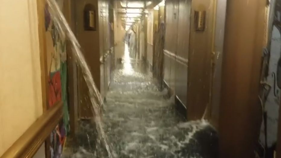 Water Line Break Causes Flood On Carnival Cruise Ship That Departed