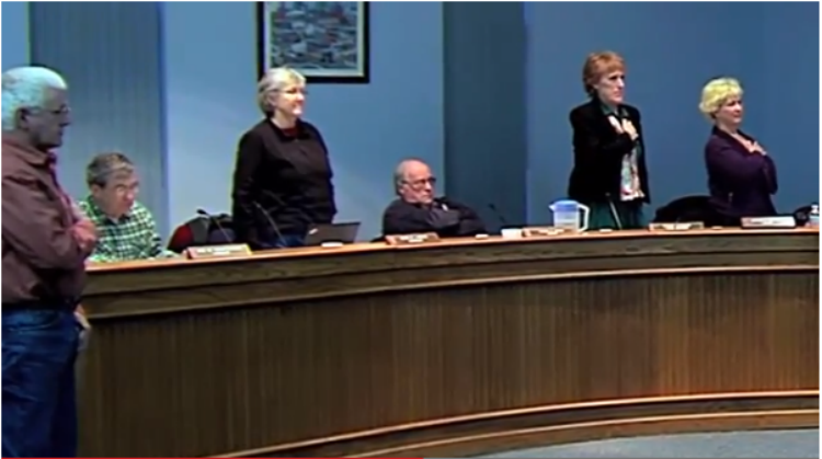 Politicians refusing to stand for pledge