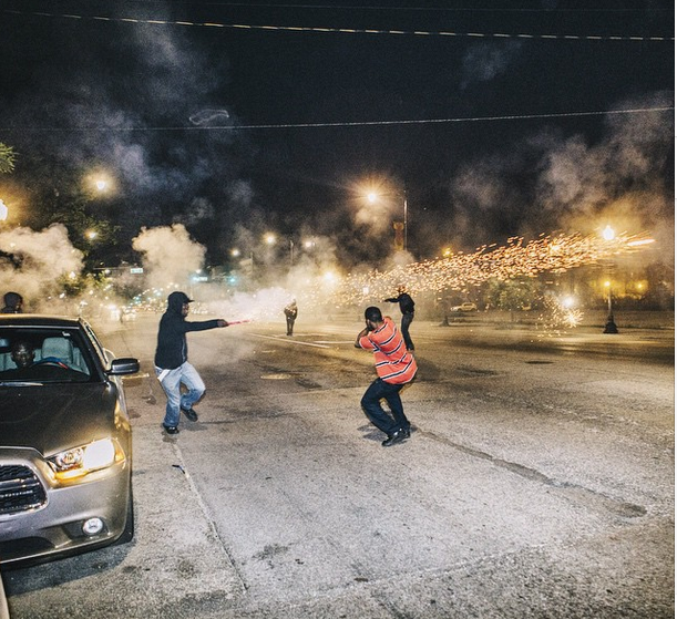 Roman Candle Fireworks Fight Between Rivals Goes Viral...SMH ALERT!!!