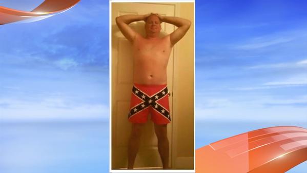 Cop in N. Charleston Fired For Posing In Confederate Flag Underwear & Posting On Facebook