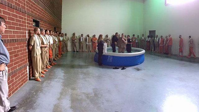 baptism in jail