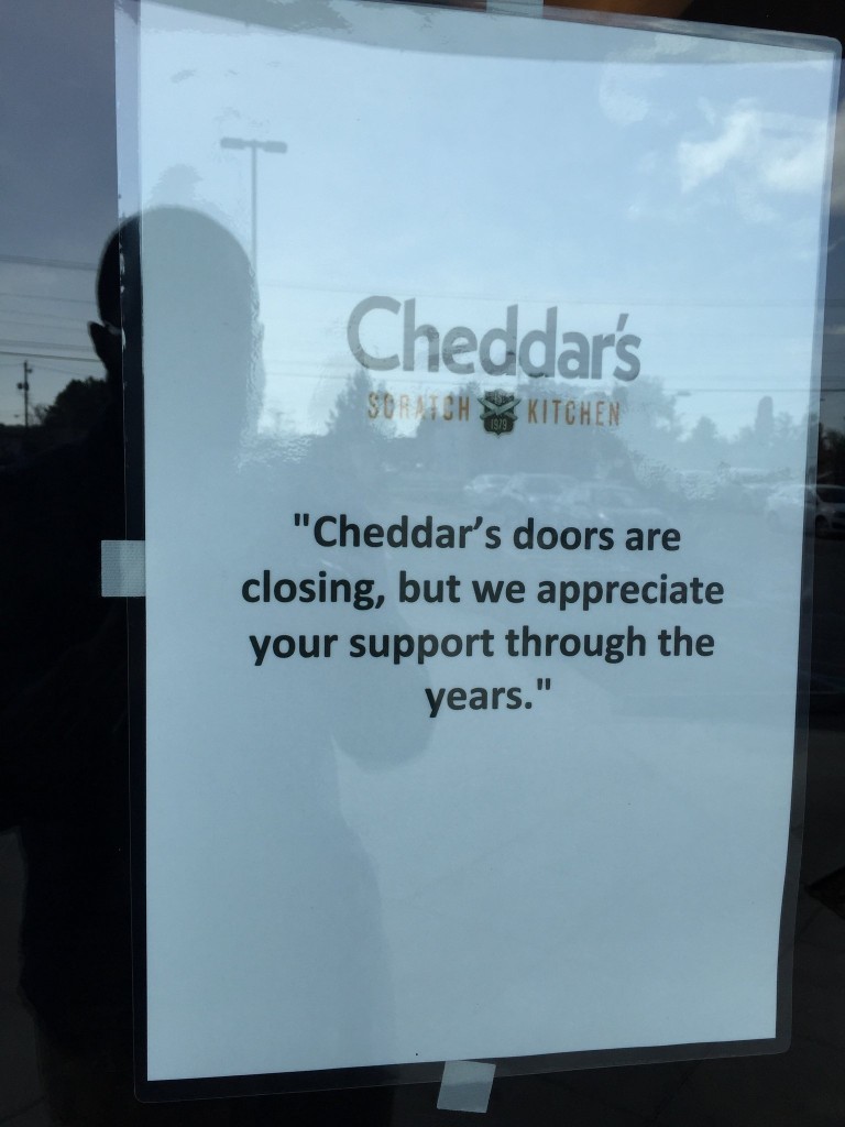 Abrupt Closing Of Cheddar's Restaurant In Alabama; Employees Caught Off