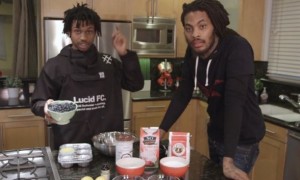 Watch Rapper Waka Flocka and Singer-Songwriter Raury Make Vegan Blueberry Muffins