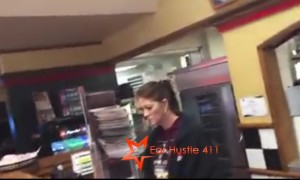 Pizza Hut Employee Throws Pizza At Black Guy Calls Him A Ni@@er He Threatens To Call Cops, She Apologize Saying My Ex Husband Was Black