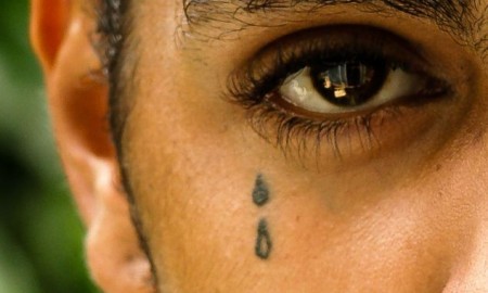 tear drop tattoo