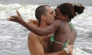 white man with black woman