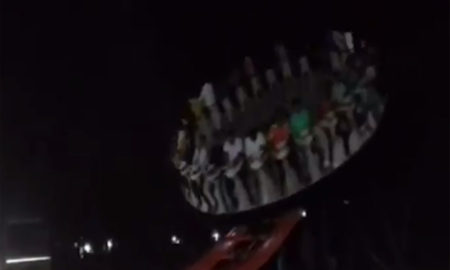 Giant Carnival Wheel In India Crashes In The Middle Of A Ride; 1 Dead [Video]