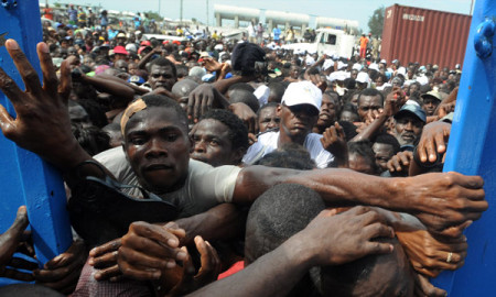 Haitians Protest Outside Hillary Clinton's Over Billions Allegedly Stolen By Clinton Foundation