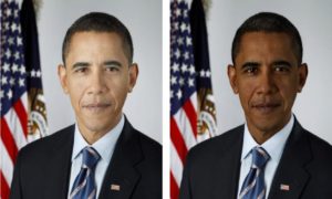 Obama skin change