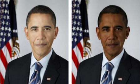 Obama skin change