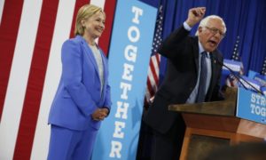 Presidential Hopeful Bernie Sanders Endorses Hillary Clinton Creating Unity