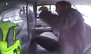 Shocking Video: 19-Year Old Ejected From Police Car During An Acident