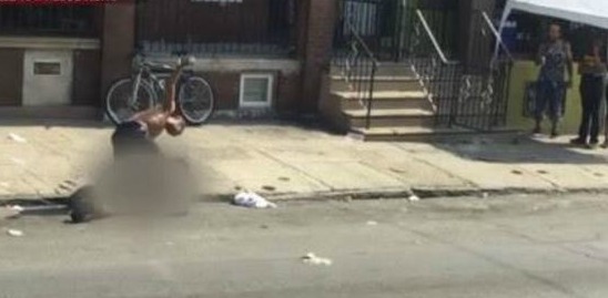 [Video] Man Viciously Beats Woman In Broad Daylight & at least A Dozen People Stood By & Watched Including Several Men