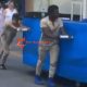 Controversial Video Has Social Media In Uproar, Black & Brown Men Pushing A Float Like Slaves While White Woman Sings On Top Of It
