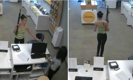 Woman Robbed Cell Phone Store With Large Military Gun Because They Didn't Have The Phone She Ordered