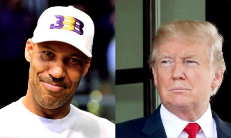 LaVar Ball Tweeted A Video Of Himself Dunking On Trump & Sent Him A Pair Of His Gym shoe Brand