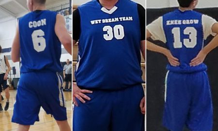 "Wet Dream Team" Kicked Out Of Basketball League For Sexual and Racially Offensive Jerseys