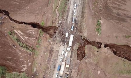 A Gigantic Crack Appears To Split Africa In Half Leaving a Massive 50 foot Hole In The Ground